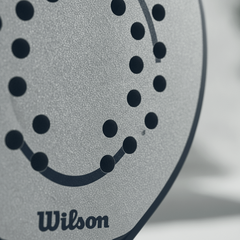 Wilson Blitz paddle, on the deck